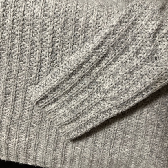 Nili Lotan Alpaca Wool Knit Grey Sweater - Picture 6 of 6